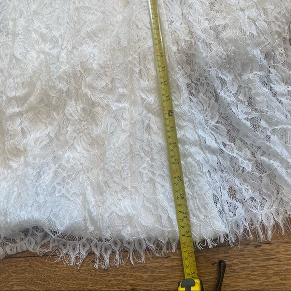 Urban Outfitters Kimchi Blue White Lace Babydoll Dress - Picture 7 of 7